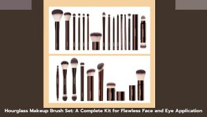 Hourglass Makeup Brush Set, Hourglass Makeup Brushes, 23 Piece Makeup Brush Set, Complete Makeup Brush Kit, Synthetic Hair Brushes