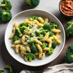 Broccoli and Cavatelli Sauce, Cavatelli pasta recipe, how to make Broccoli and Cavatelli Sauce, Broccoli sauce for pasta, Italian pasta dishes, easy pasta recipes, healthy pasta dishes, vegetarian pasta sauce, garlic and broccoli pasta.