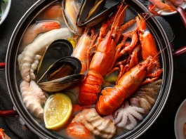 Are seafood boils healthy, nutritional benefits of seafood boils, health concerns of seafood boils, seafood boil ingredients, healthy seafood boil recipe, low-sodium seafood boils, omega-3 fatty acids in seafood, calorie count of seafood boils, seafood boil portion control