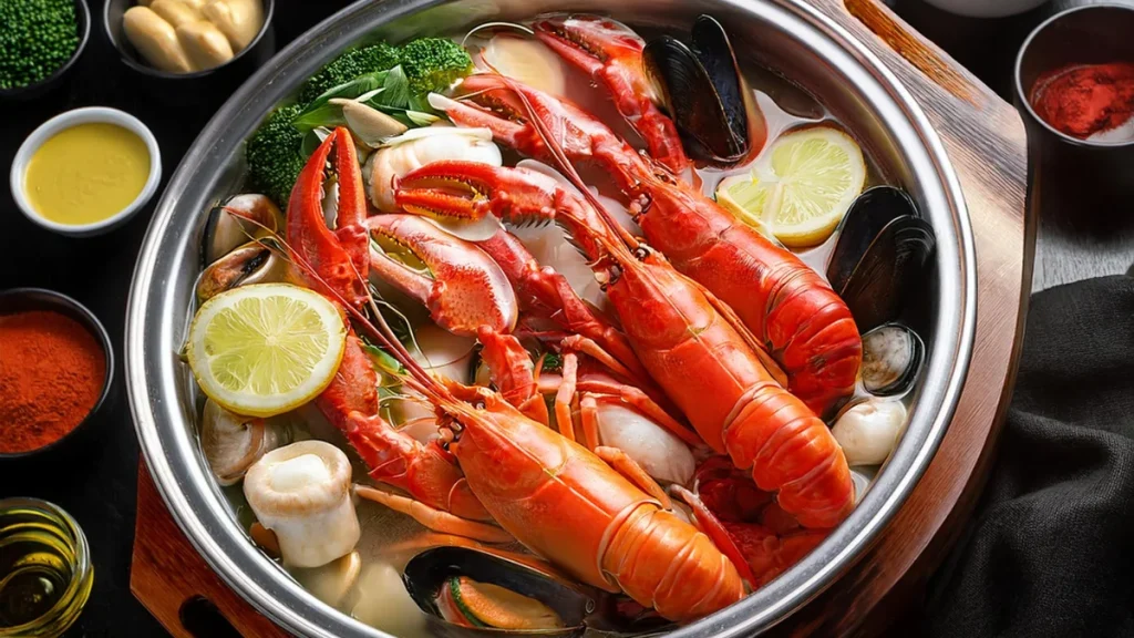 Are seafood boils healthy, nutritional benefits of seafood boils, health concerns of seafood boils, seafood boil ingredients, healthy seafood boil recipe, low-sodium seafood boils, omega-3 fatty acids in seafood, calorie count of seafood boils, seafood boil portion control