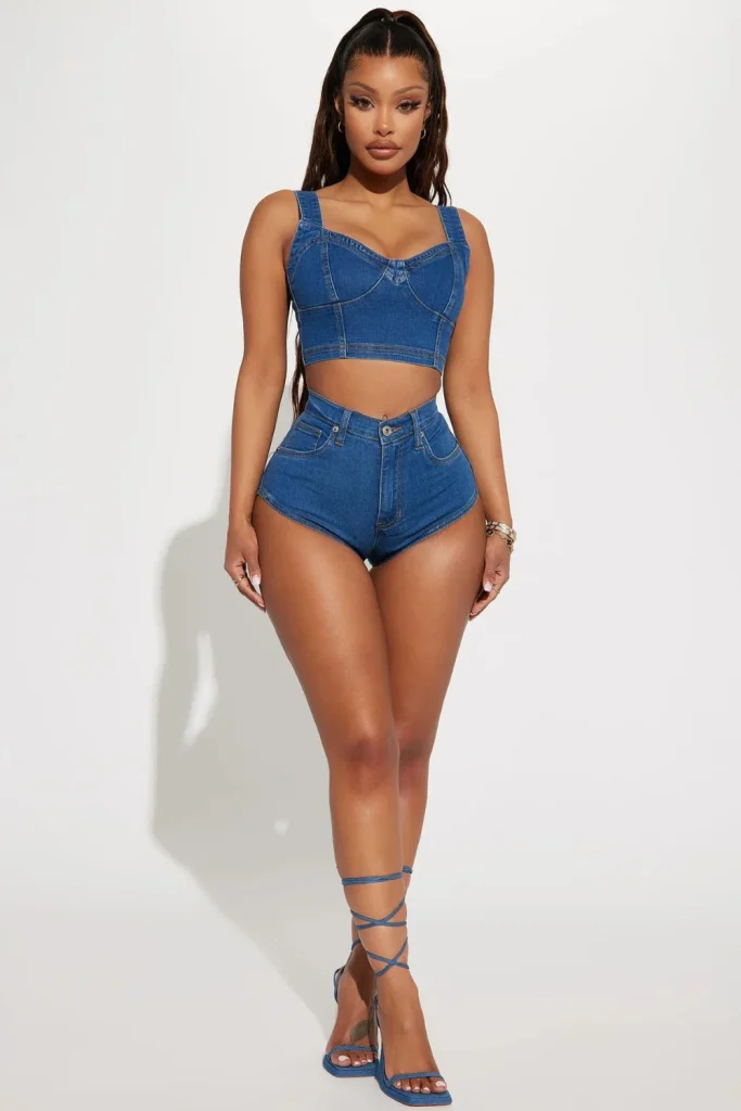 booty shorts, 2024 fashion trends, body positivity, confidence, athleisure, inclusive fashion, eco-friendly fashion, festival wear, activewear