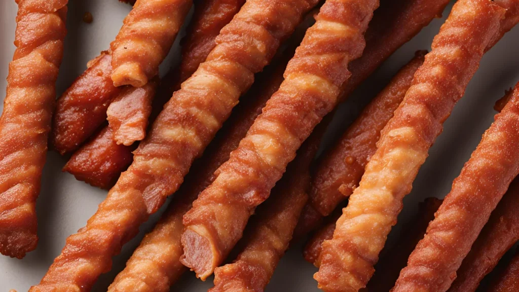 Meat sticks, are meat sticks healthy, meat stick nutrition, types of meat sticks, protein in meat sticks, low sodium meat sticks, processed meat health risks, history of meat sticks, vegan meat sticks